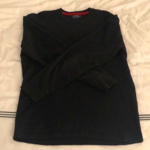 Polo knit sweater